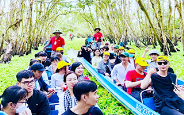 Sinh viên Du lịch vừa học vừa chơi tại miền Tây 